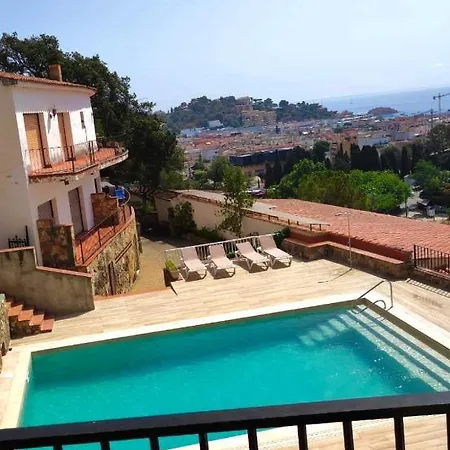 Tossa De Mar, Miramar Con Piscina 또사데마르