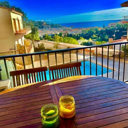 Tossa De Mar, Miramar Con Piscina 또사데마르