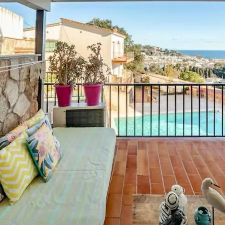 Tossa De Mar, Miramar Con Piscina 또사데마르