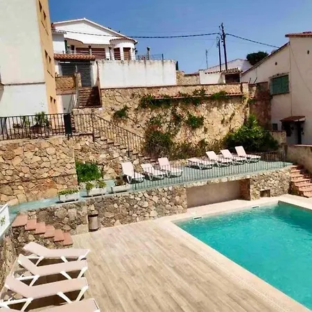 Tossa De Mar, Miramar Con Piscina * توسا ذي مار